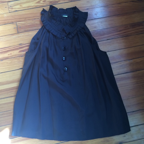 J. Crew Tops - J. Crew black ruffle tank