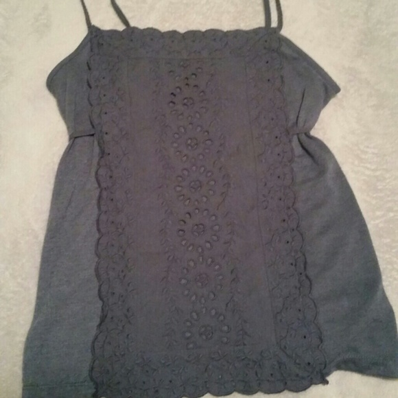 AE navy eyelet tank - Picture 1 of 3