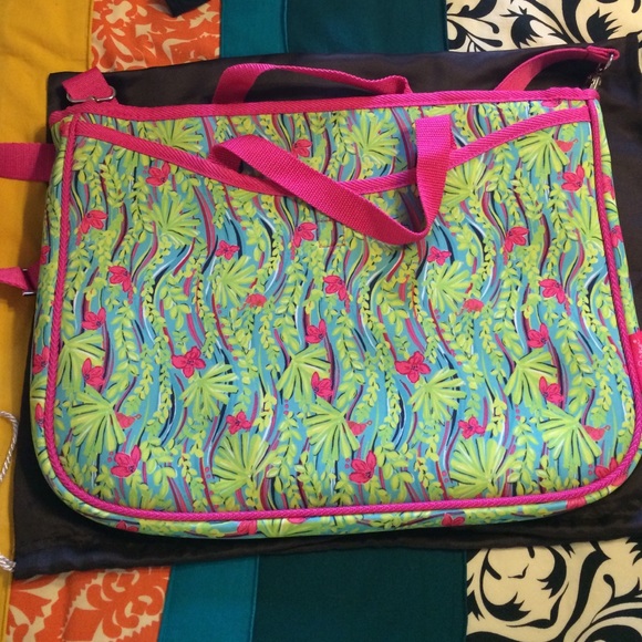 Lilly Pulitzer laptop tote