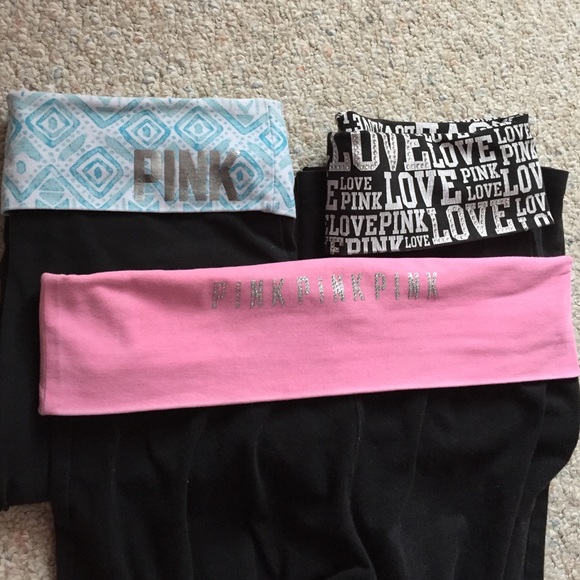 3 PAIRS! Bootcut VS PINK Yogas!