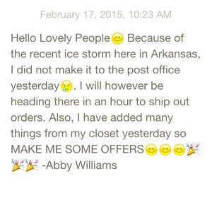 Pleaae Read if you placed orders this week!