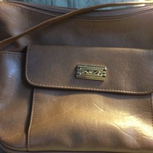 TR Bentley Satchel Handbag; Nutmeg