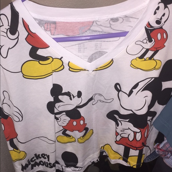 Cute Mickey Mouse crop top