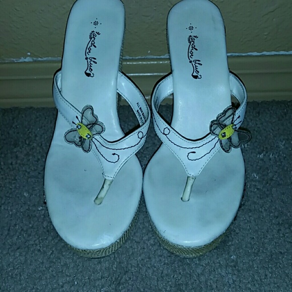 Anchor blue sandals