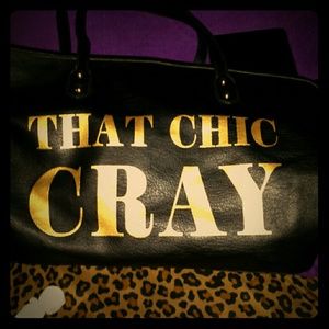 Black Aldo Tote " That Chic CRAY"