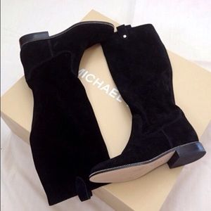 Brand new Michael Kors black riding boots