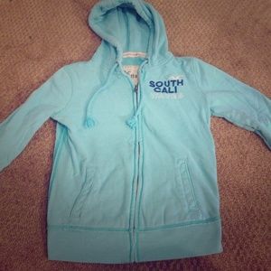 Hollister zip up sweatshirt
