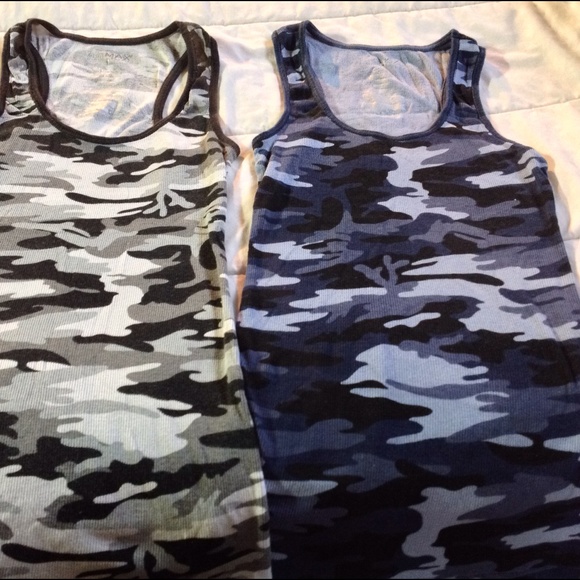 Bundle of 2 Camo Racerback tanks