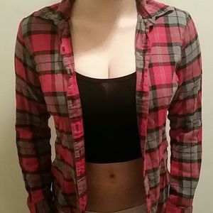 Plaid button up shirt