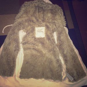 Limited edition gilly hicks fur sweater