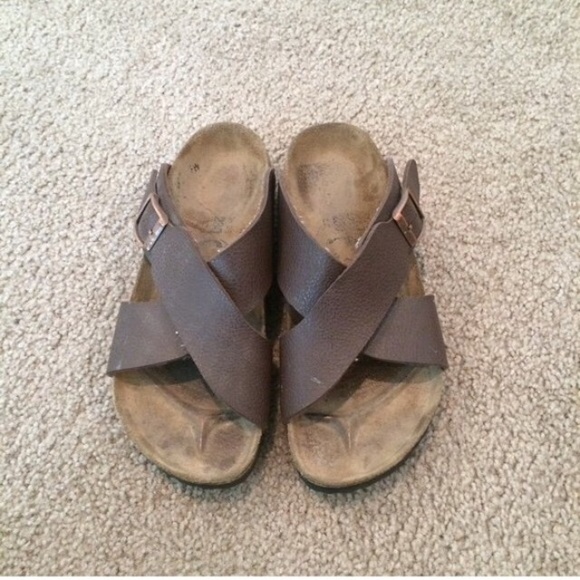 Brown Birkenstocks