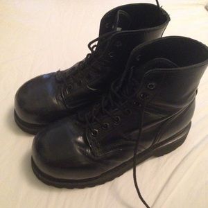 STEEL TOE MILITARY BOOTS