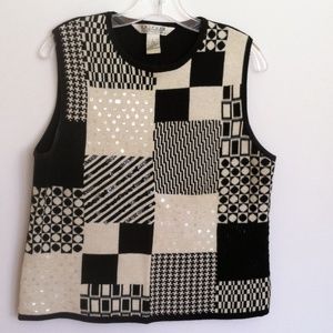 Beautiful sleeveless sequined top