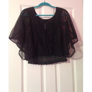 Black Lace Top