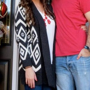 Aztec cardigan!