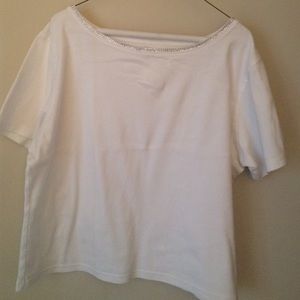 Talbots white t-shirt