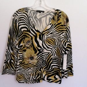 Beautiful animal print sweater