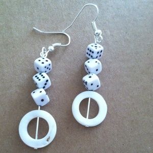 Dice &Shell Earrings