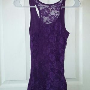 Lace tank top