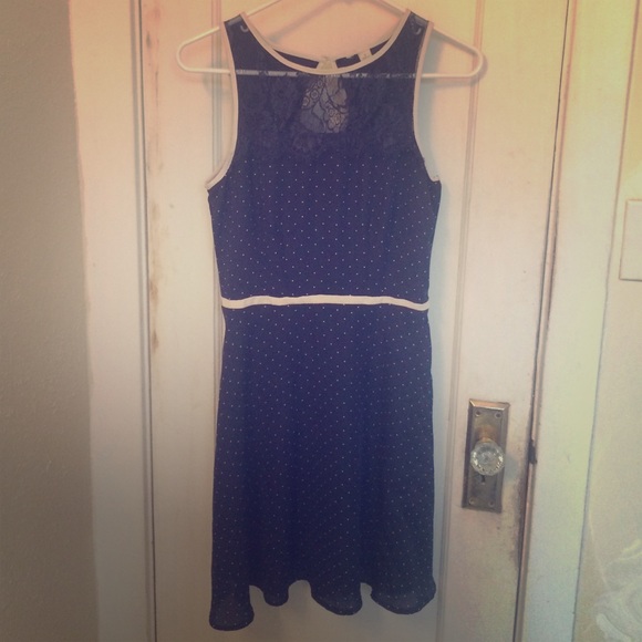 Polka dot Navy Sun Dress