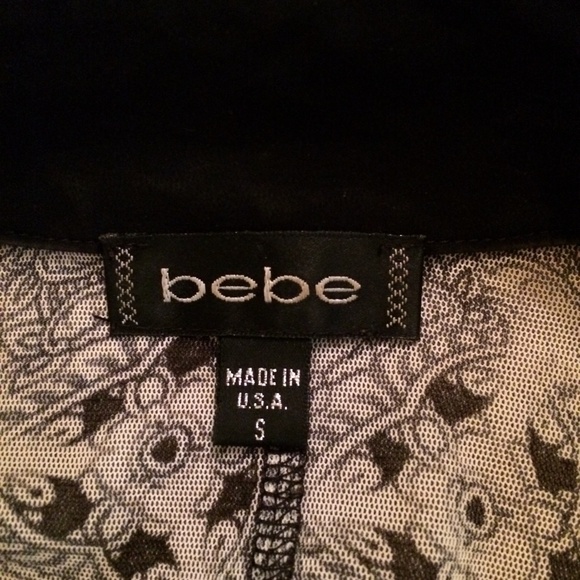 Dressy semi-see-through Bebe button down top - Picture 3 of 3