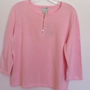 Covington Pink Rose lightweight Top
