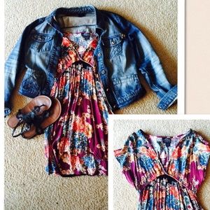 Flower Print Dress