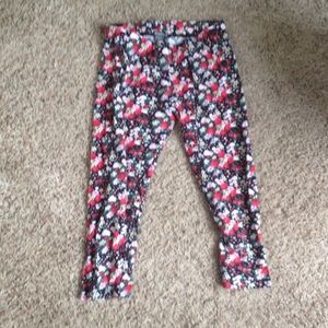 Floral Capri Leggings