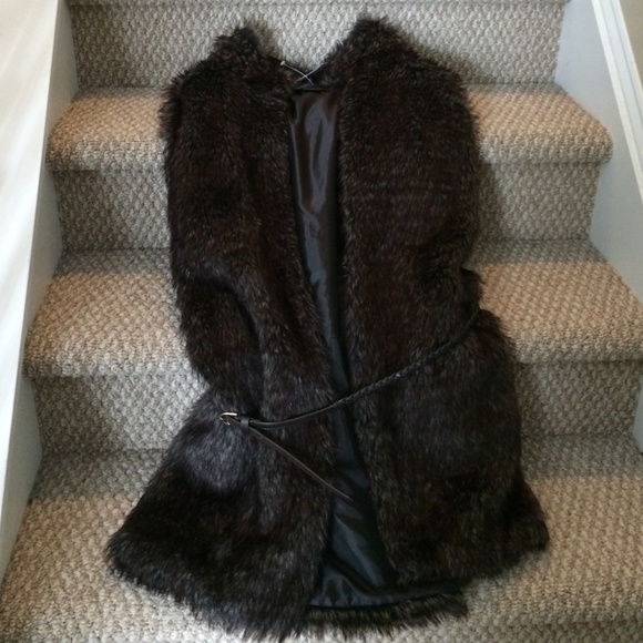 Faux Fur Vest Very Stylish ...Price is Firm ..