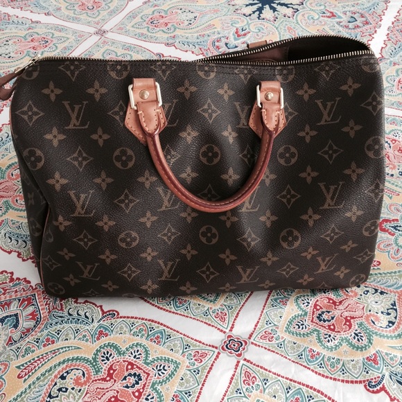 Louis Vuitton Speedy 35 Monogram, 100% Authentic