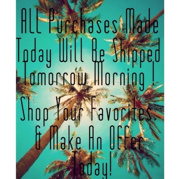 I send out all shipments Tuesday Wednesday!