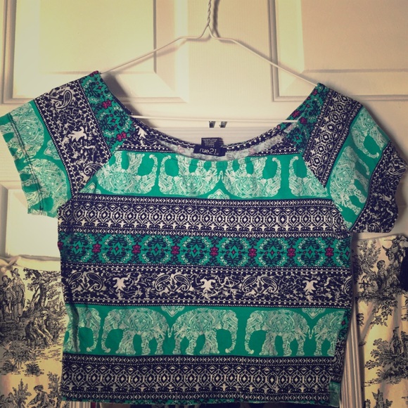 tribal crop top