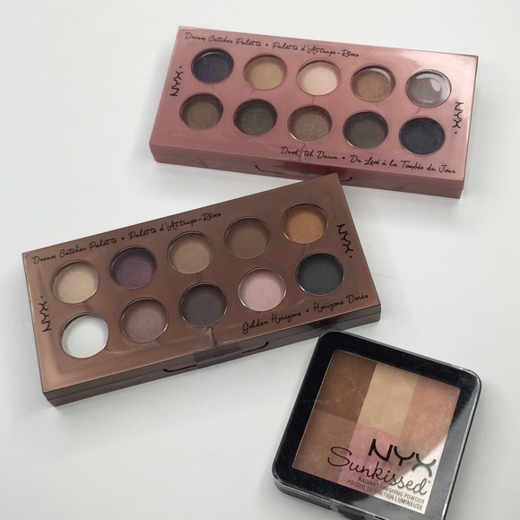 NYX Golden Horizon,Dusk Till Dawn & Sun Kissed
