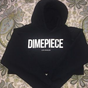DimePiece LA Cropped Hoodie