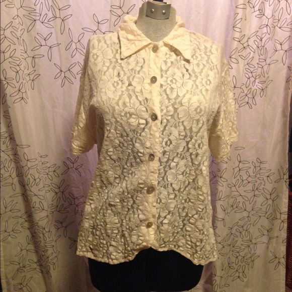 Vintage lace top