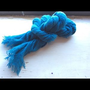 Turquoise scarf