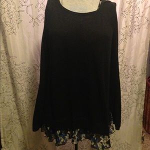 Black sweater.