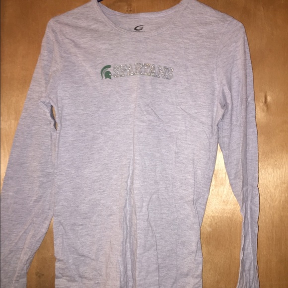 Juniors/grey long sleeve