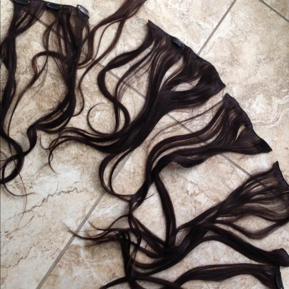 HOLD 💥100% real human hair clip in extensions