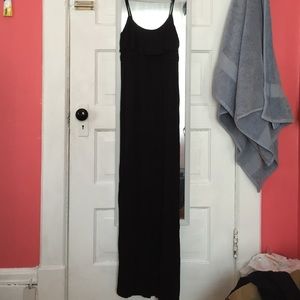 Black maxi dress