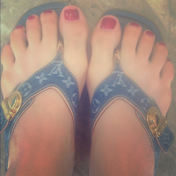 authentic Louis Vuitton sandals