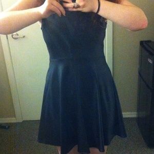 Pleather Dress