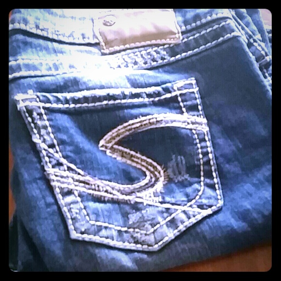 Silver jeans