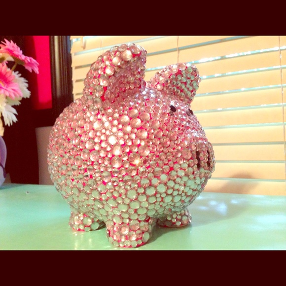 Bedazzled piggy bank! 🐷🐽