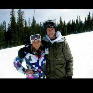 Pink, mint, blue, grey ski snowboard jacket