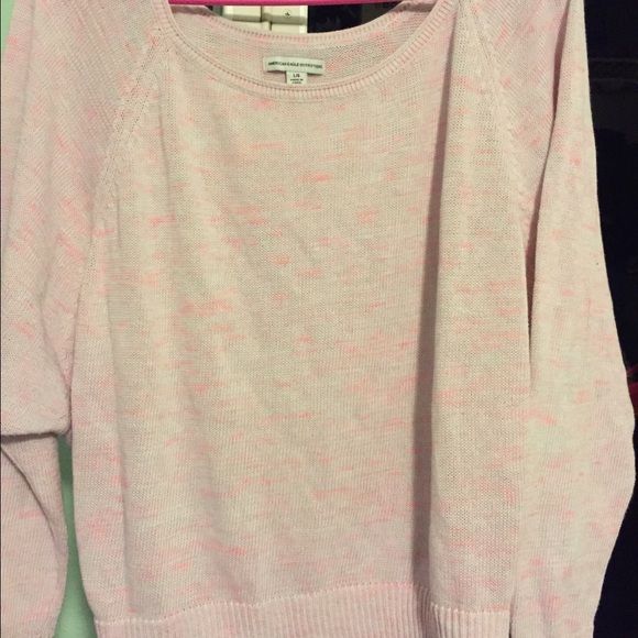 American Eagle size L pink sweater!