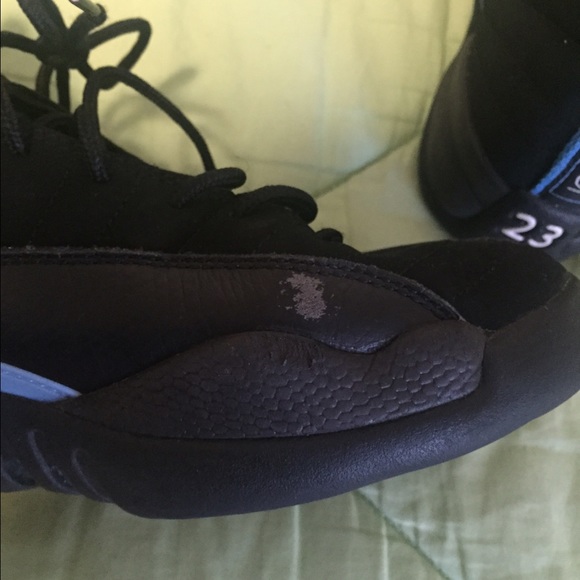 Black && Powder Blue Retro 12s - Picture 4 of 4