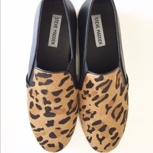 NWT Steve Madden Leopard BUHBA Slip on Sneakers