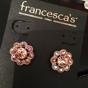 Francesca's collections flower earrings