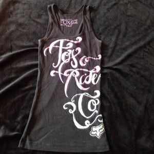 Fox riding tank top